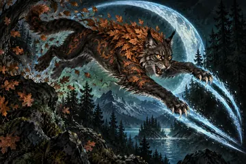 Moonlit Pounce card art