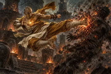 Cinder Kick card art