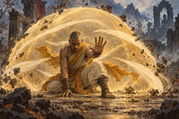 Sheltering Finish card art